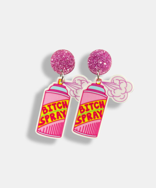 BITCH SPRAY BE GONE EARRINGS