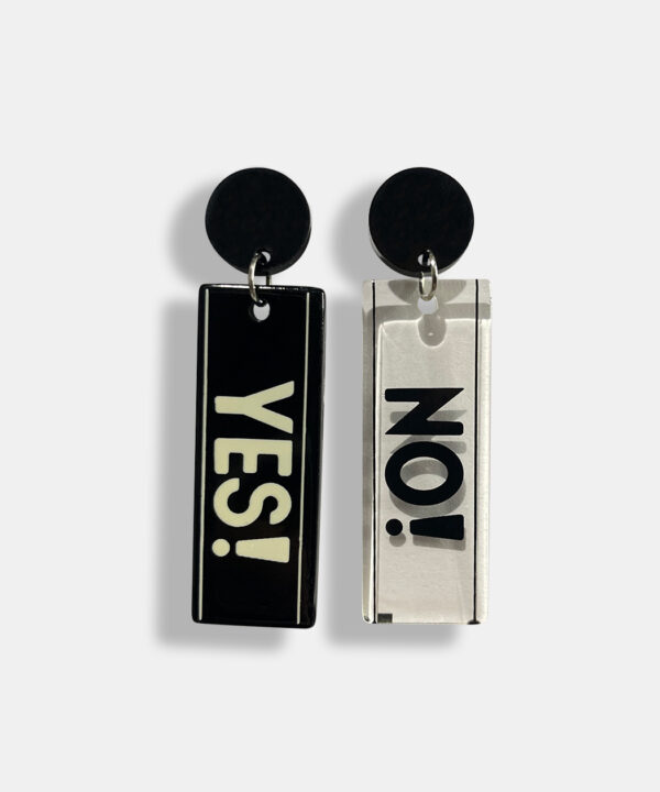 YES & NO EARRINGS