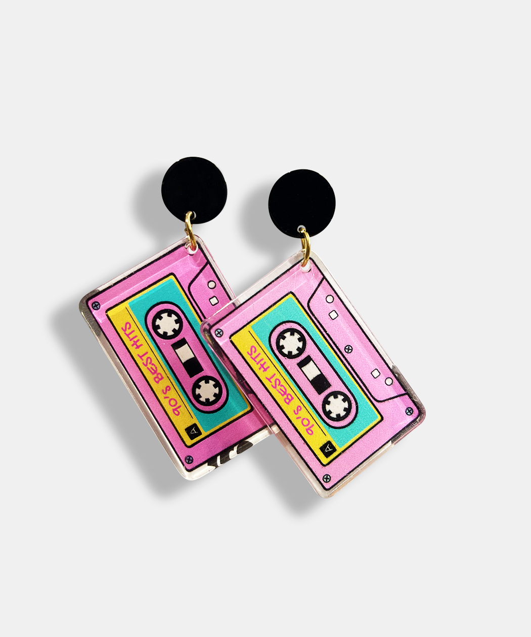 90's CASSETTE TAPE EARRINGS