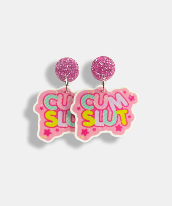 CUM SLUT EARRINGS