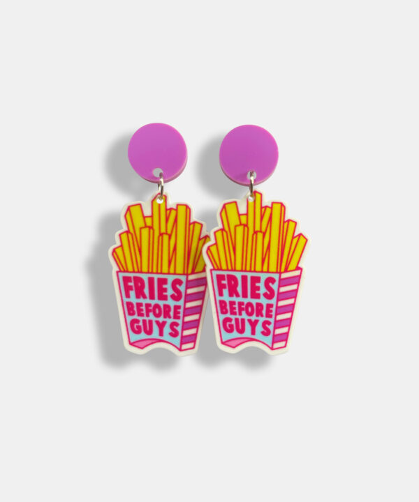 FRIES BEFORE GUYS EARRINGS