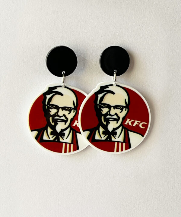 Get ready to spice up your style with these fun and quirky KFC-inspired earrings!