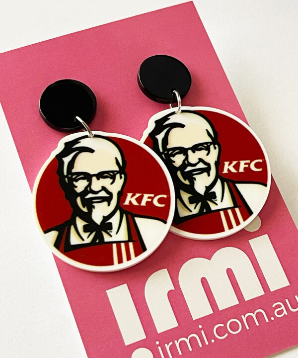 Get ready to spice up your style with these fun and quirky KFC-inspired earrings!