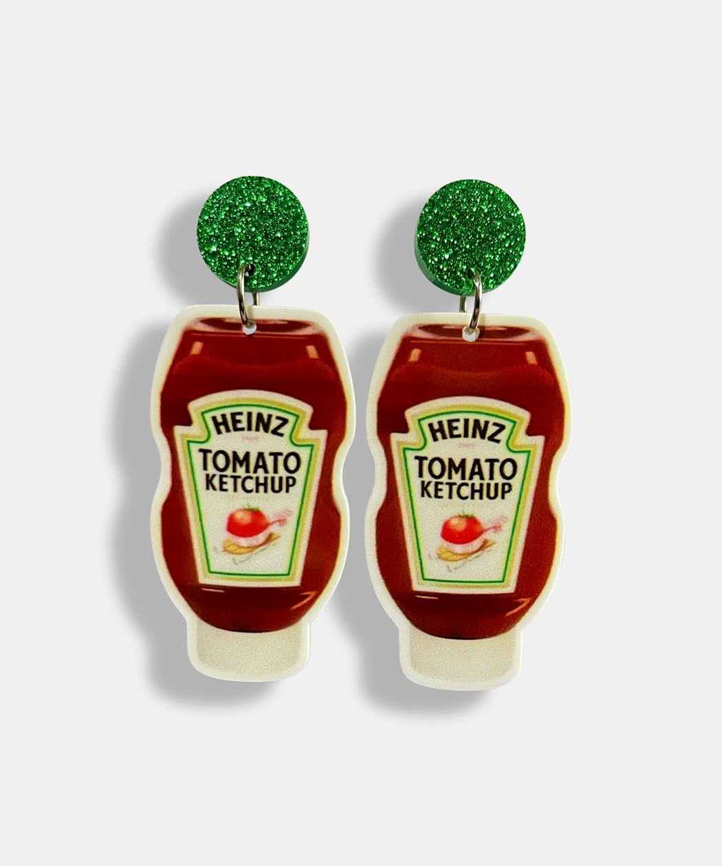 HEINZ KETCHUP EARRINGS