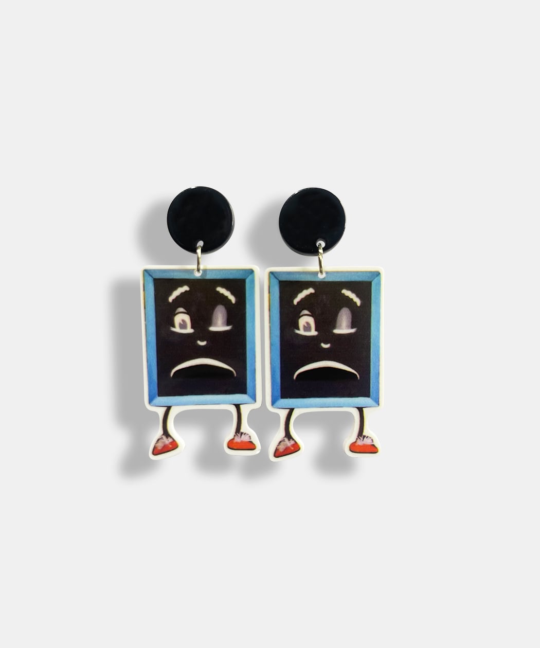 GRUMPY BLACKBOARD EARRINGS